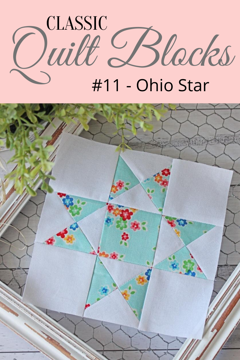 Classic Quilt Blocks} Ohio Star - A Tutorial <img  src= width=20  height=20> - Threadbare Creations